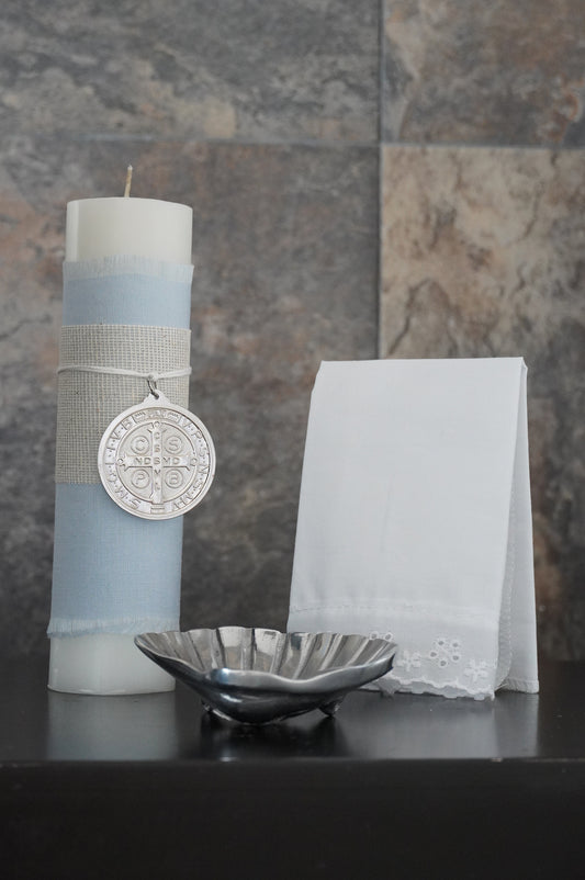 Kit Bautizo Basic Celeste